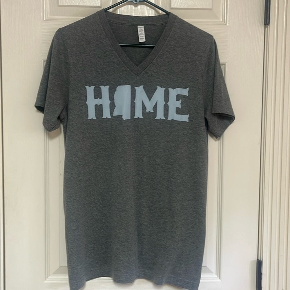 Ruby’s Rubbish t-shirt size medium. Gray with baby blue lettering